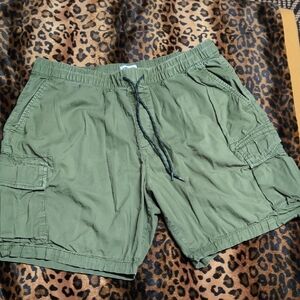Old Navy Cargo Shorts Olive Green